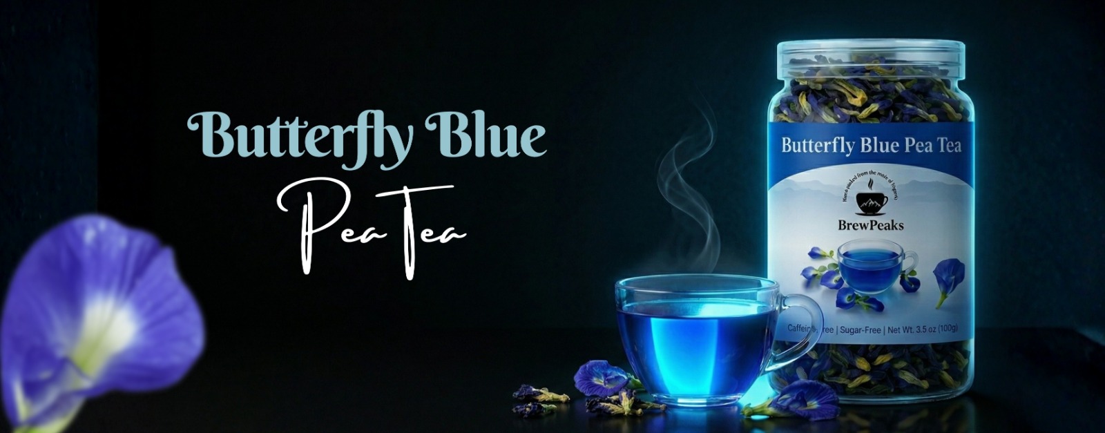 Butterfly pea flower tea
